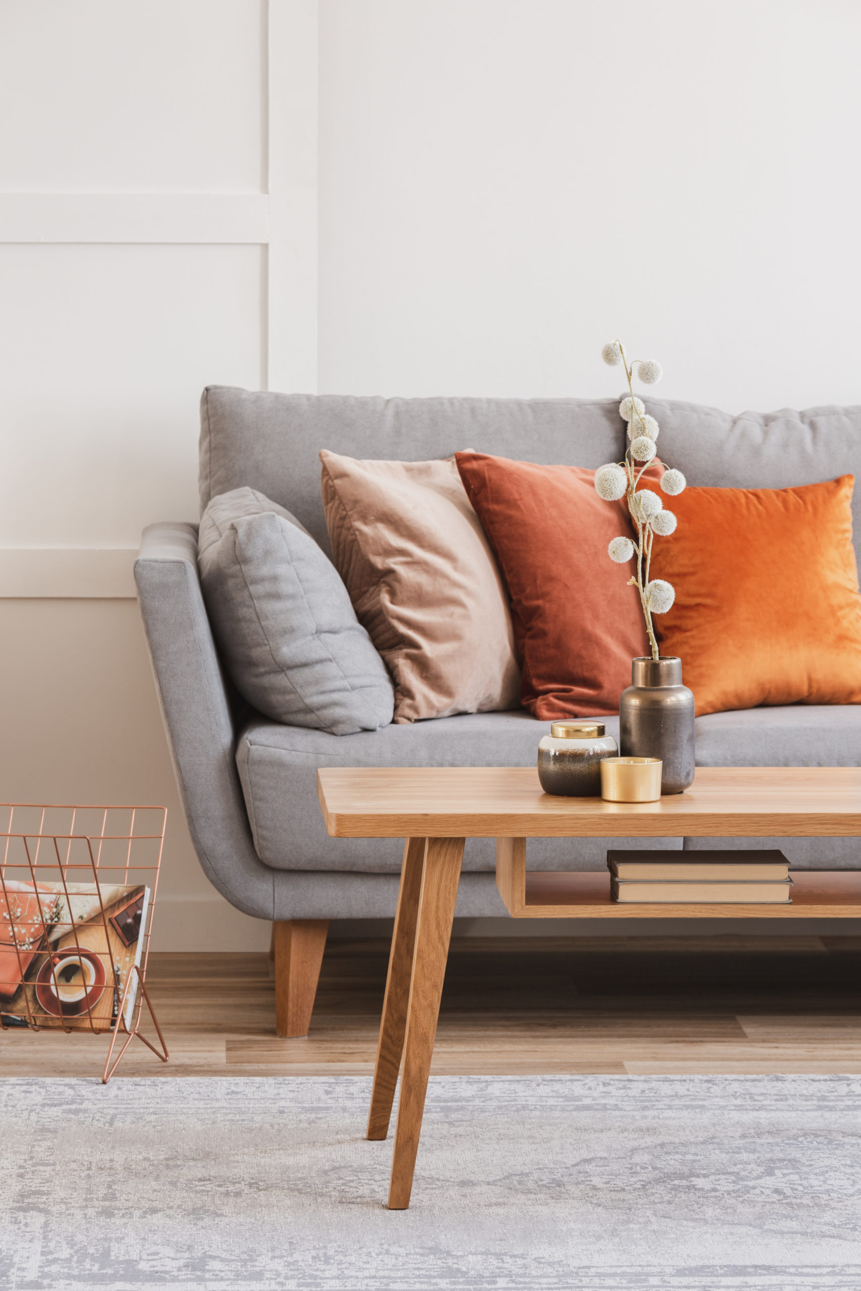 Salon lumineux, illustration du home staging