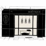 Illustration de la devanture de la boutique Boêtique à Vannes