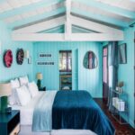 Chambre cabane colorée esprit Cap-Ferret