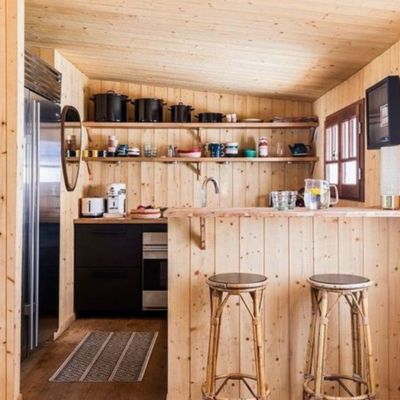 Cuisine cabane Cap Ferret