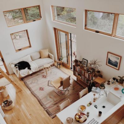 Intérieur d'une maison californienne