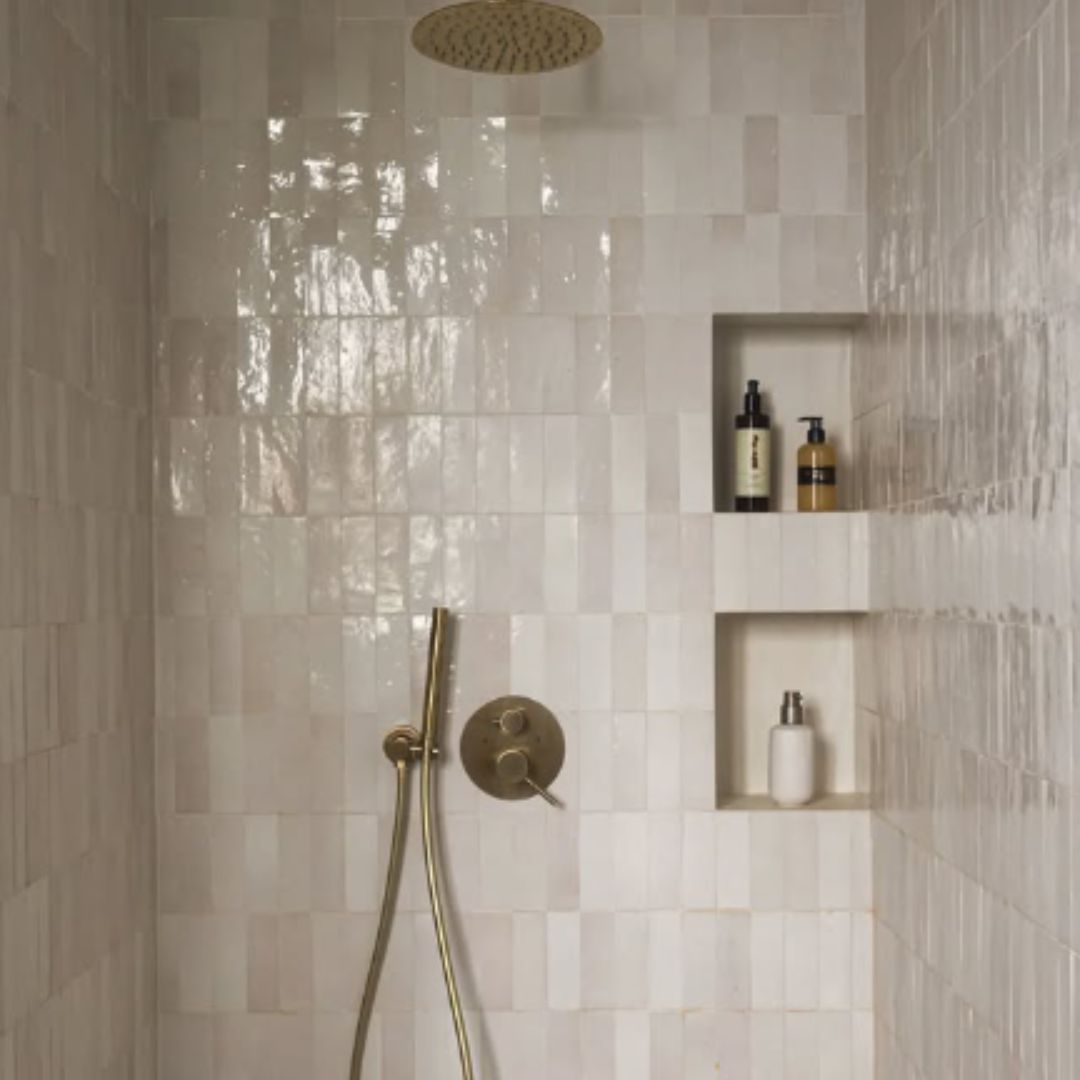 Douche avec zelliges