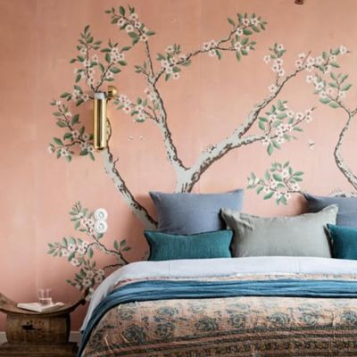 Chambre rose tendre