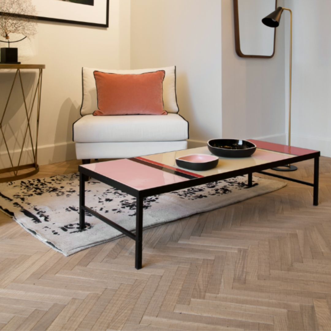Salon parquet batons rompus
