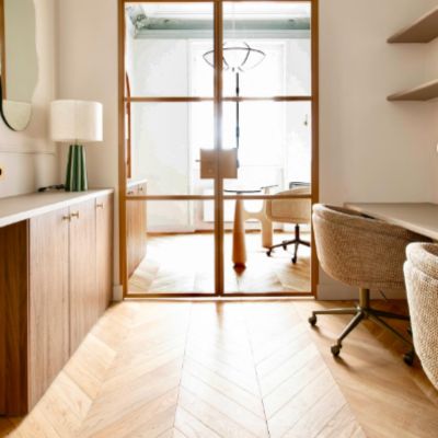 Bureau parquet point de Hongrie