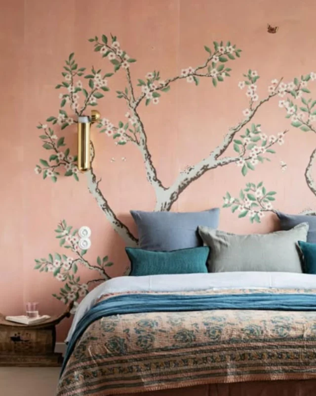 Le rose en décoration : publication Instagram de Patricia Alain